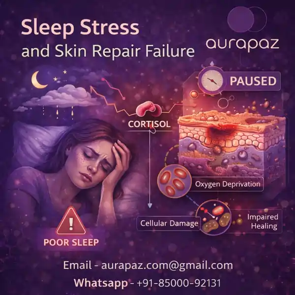 How Stress Ages Your Skin Faster? 3 Sleep Stress and Skin Repair Failure