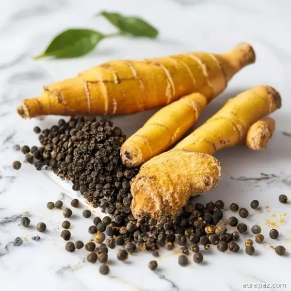turmeric and black pepper - Aurapaz
